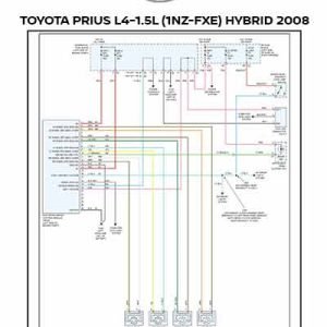 TOYOTA PRIUS L4-1.5L (1NZ-FXE) HYBRID 2008