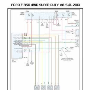 FORD F-350 4WD SUPER DUTY V8 5.4L 2010