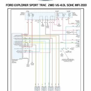 FORD EXPLORER SPORT TRAC 2WD V6-4.0L SOHC MFI 2001