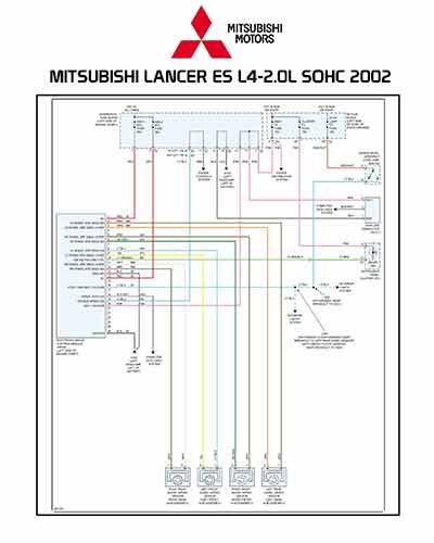 MITSUBISHI LANCER ES L4-2.0L SOHC 2002
