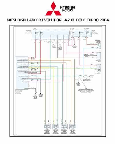 MITSUBISHI LANCER EVOLUTION L4-2.0L DOHC TURBO 2004