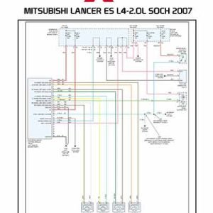 MITSUBISHI LANCER ES L4-2.OL SOCH 2007