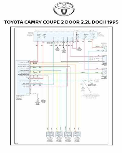TOYOTA CAMRY COUPE 2 DOOR 2.2L DOCH 1995