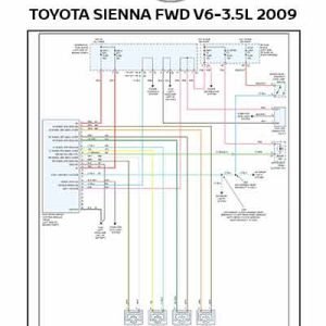 TOYOTA SIENNA FWD V6-3.5L 2009