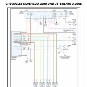 CHEVROLET SILVERADO 2500 2WD V8-6.0L VIN U 2005