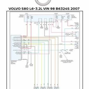 VOLVO S80 L6-3.2L VIN 98 B6324S 2007