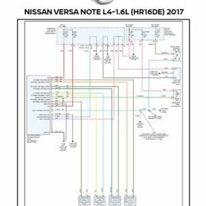 NISSAN VERSA NOTE Note L4-1.6L (HR16DE) 2017