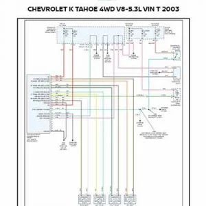 CHEVROLET K TAHOE 4WD V8-5.3L VIN T 2003