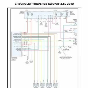 CHEVROLET TRAVERSE AWD V6-3.6L 2010