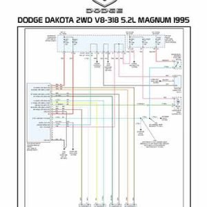 DODGE DAKOTA 2WD V8-318 5.2L MAGNUM 1995