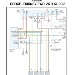 DODGE JOURNEY FWD V6-3.6L 2012