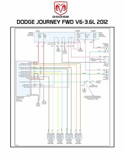 DODGE JOURNEY FWD V6-3.6L 2012
