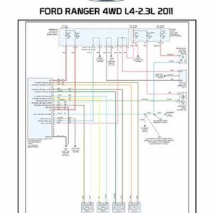 FORD RANGER 4WD L4-2.3L 2011