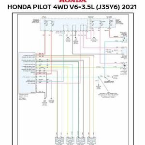 HONDA PILOT 4WD V6-3.5L (J35Y6) 2021