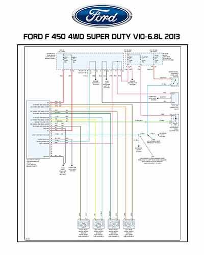 FORD F 450 4WD SUPER DUTY V10-6.8L 2013