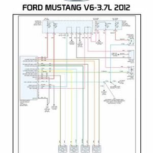 FORD MUSTANG V6-3.7L 2012