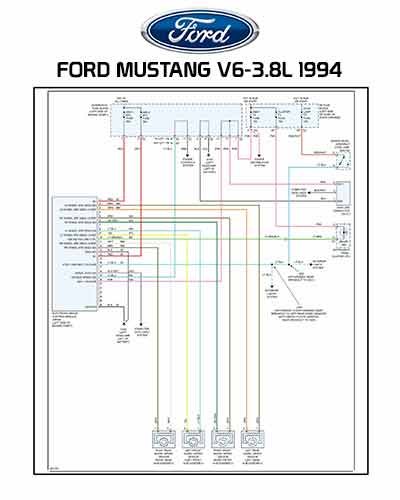 FORD MUSTANG V6-3.8L 1994