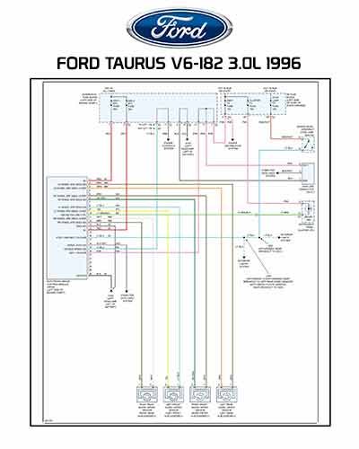 FORD TAURUS V6-182 3.0L 1996