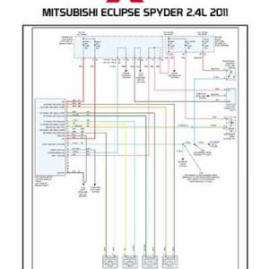 MITSUBISHI ECLIPSE SPYDER 2.4L 2011