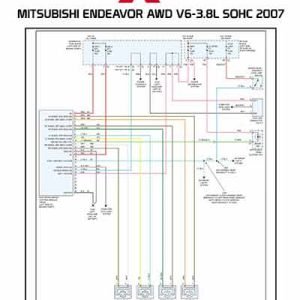 MITSUBISHI ENDEAVOR AWD V6-3.8L SOHC 2007