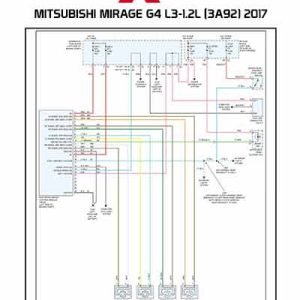 MITSUBISHI MIRAGE G4 L3-1.2L (3A92) 2017