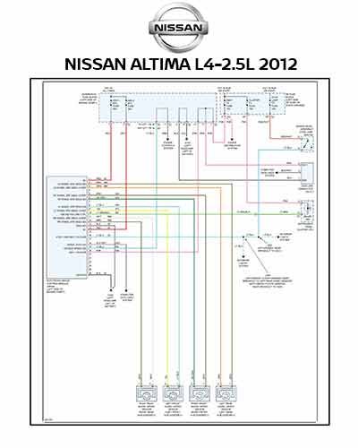 NISSAN ALTIMA L4-2.5L 2012