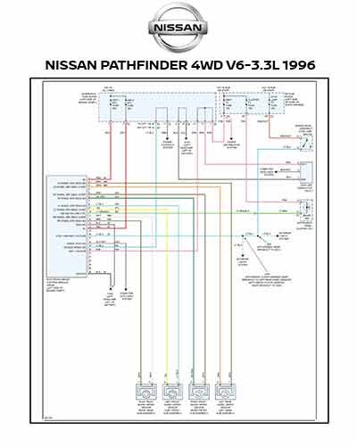 NISSAN PATHFINDER 4WD V6-3.3L 1996