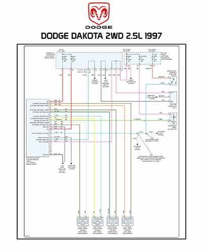 DODGE DAKOTA 2WD 2.5L 1997