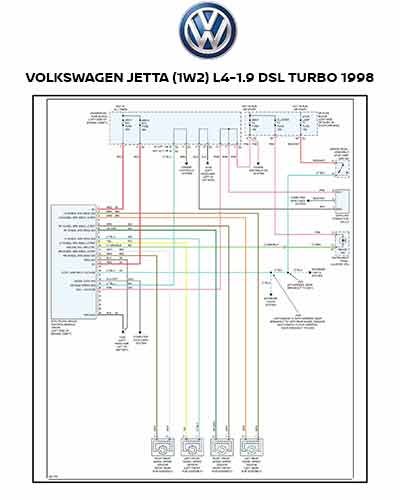 VOLKSWAGEN JETTA (1W2) L4-1.9 DSL TURBO 1998