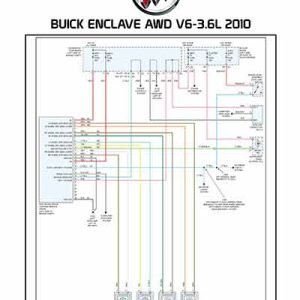 BUICK ENCLAVE AWD V6-3.6L 2010