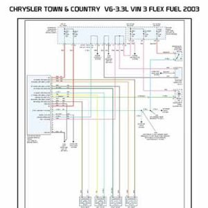 CHRYSLER TOWN & COUNTRY V6-3.3L VIN 3 FLEX FUEL 2003