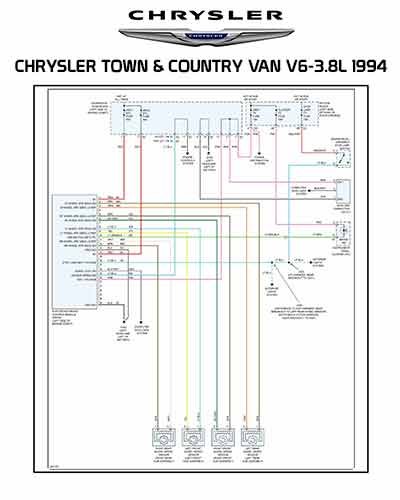CHRYSLER TOWN & COUNTRY VAN V6-3.8L 1994