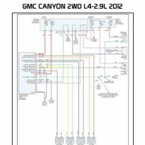 GMC CANYON 2WD L4-2.9L 2012