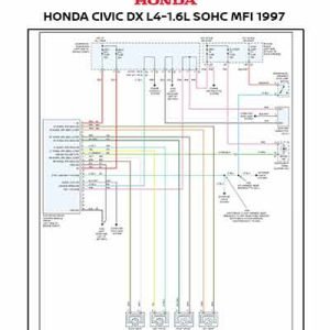 HONDA CIVIC DX L4-1.6L SOHC MFI 1997