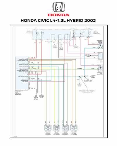 HONDA CIVIC L4-1.3L HYBRID 2003