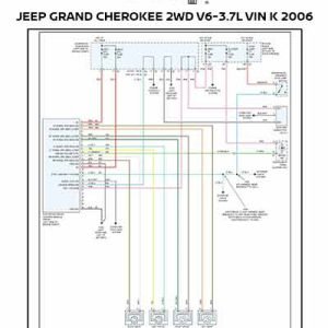 JEEP GRAND CHEROKEE 2WD V6-3.7L VIN K 2006