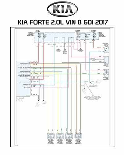 KIA FORTE 2.0L VIN 8 GDI 2017