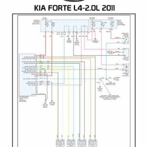 KIA FORTE L4-2.0L 2011