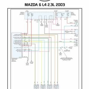 MAZDA 6 L4 2.3L 2003