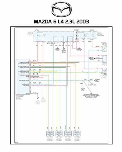 MAZDA 6 L4 2.3L 2003