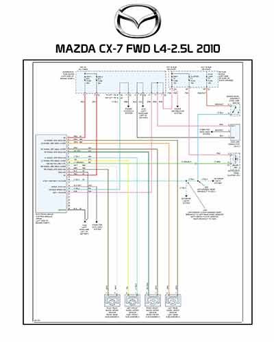 MAZDA CX-7 FWD L4-2.5L 2010