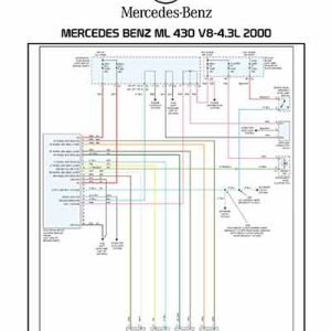 MERCEDES BENZ ML 430 V8-4.3L 2000