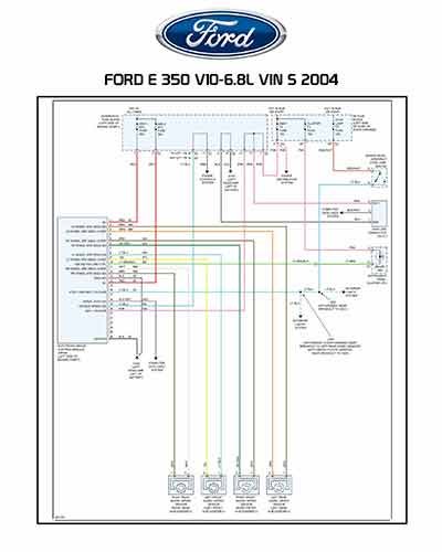 FORD E 350 V10-6.8L VIN S 2004