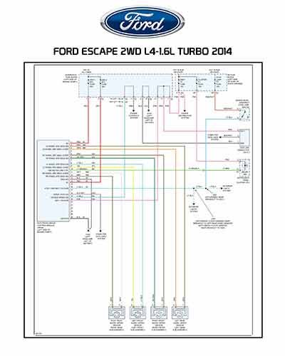 FORD ESCAPE 2WD L4-1.6L TURBO 2014