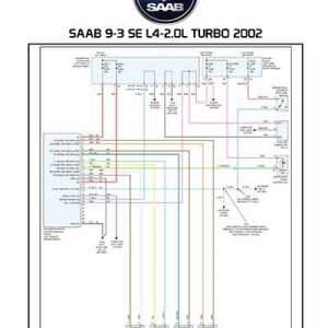 SAAB 9-3 SE L4-2.0L TURBO 2002