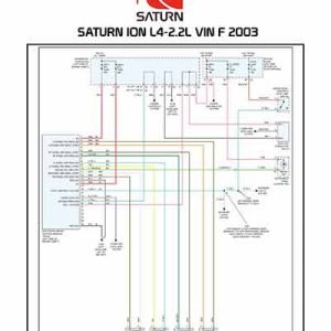 SATURN ION L4-2.2L VIN F 2003