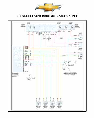 CHEVROLET SILVERADO 4X2 2500 5.7L 1998
