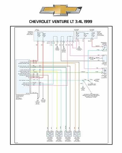 CHEVROLET VENTURE LT 3.4L 1999